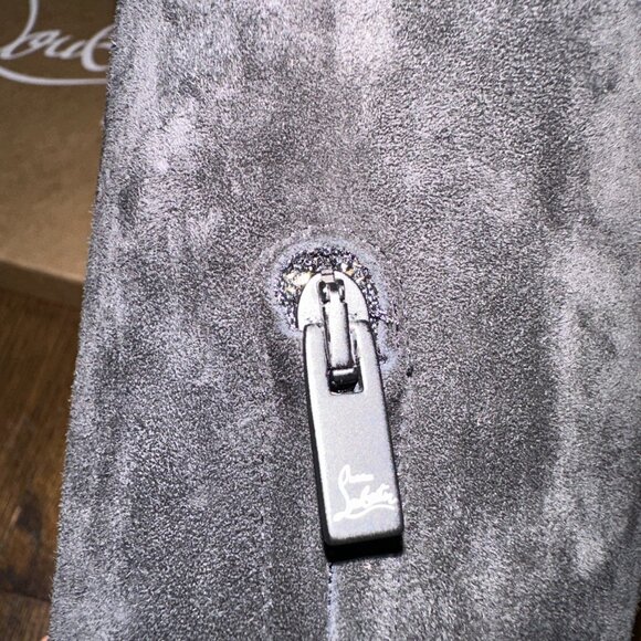 Christian Louboutin KATE BOTTA ALTA 85 Suede Over Knee Thigh High Boots - Picture 14 of 15